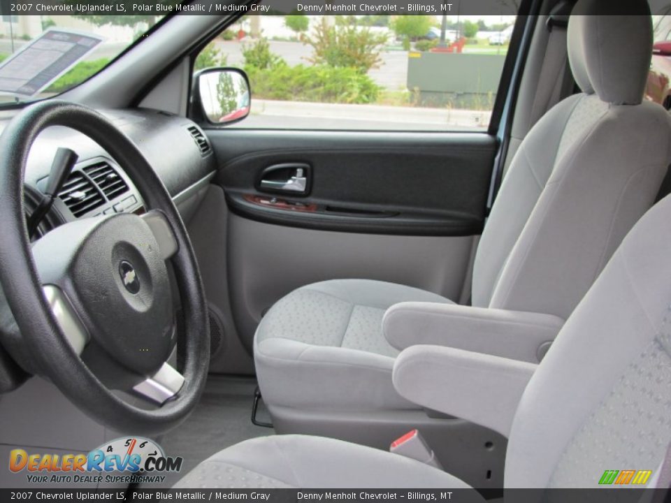 2007 Chevrolet Uplander LS Polar Blue Metallic / Medium Gray Photo #14