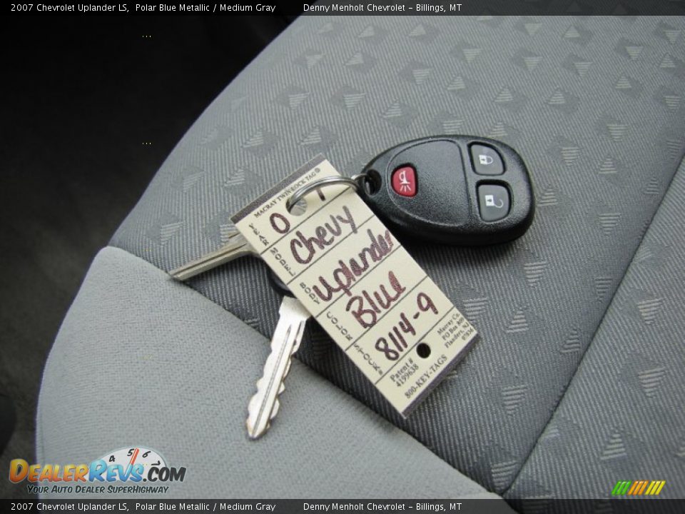 2007 Chevrolet Uplander LS Polar Blue Metallic / Medium Gray Photo #21