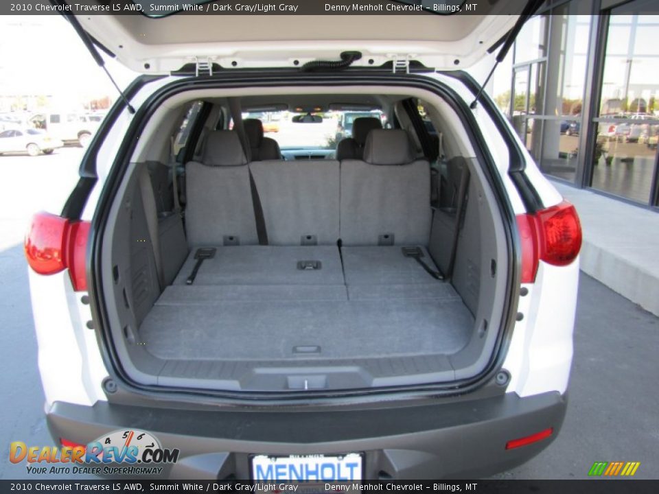 2010 Chevrolet Traverse LS AWD Summit White / Dark Gray/Light Gray Photo #9