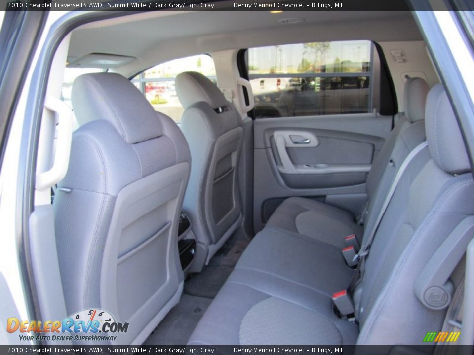 2010 Chevrolet Traverse LS AWD Summit White / Dark Gray/Light Gray Photo #10
