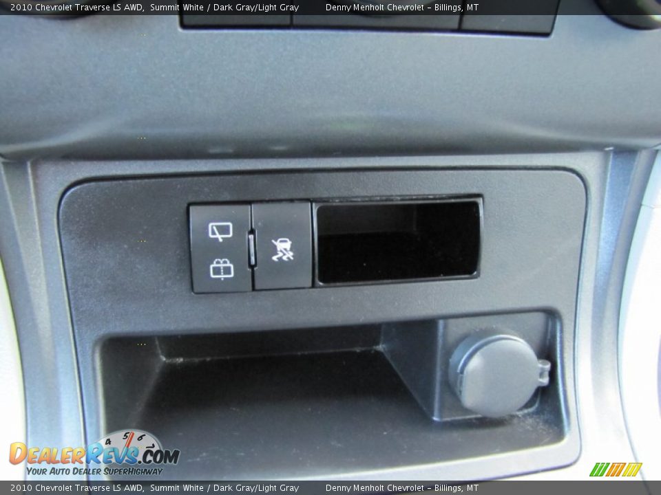 2010 Chevrolet Traverse LS AWD Summit White / Dark Gray/Light Gray Photo #18