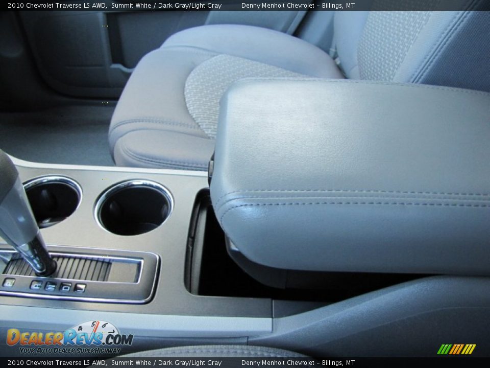 2010 Chevrolet Traverse LS AWD Summit White / Dark Gray/Light Gray Photo #19