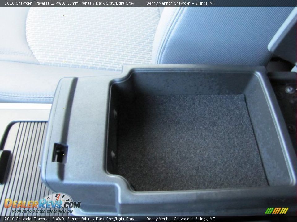 2010 Chevrolet Traverse LS AWD Summit White / Dark Gray/Light Gray Photo #20