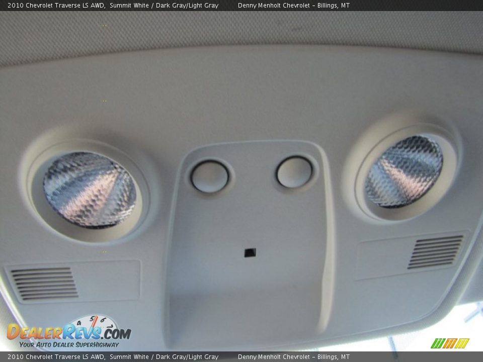 2010 Chevrolet Traverse LS AWD Summit White / Dark Gray/Light Gray Photo #21