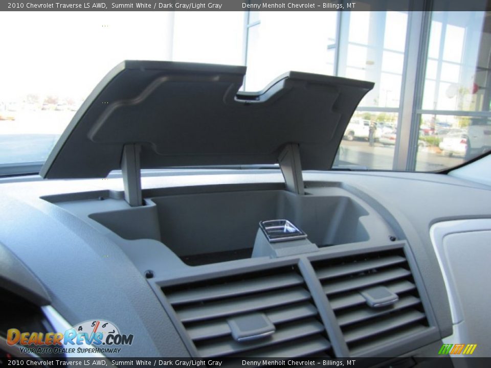 2010 Chevrolet Traverse LS AWD Summit White / Dark Gray/Light Gray Photo #22