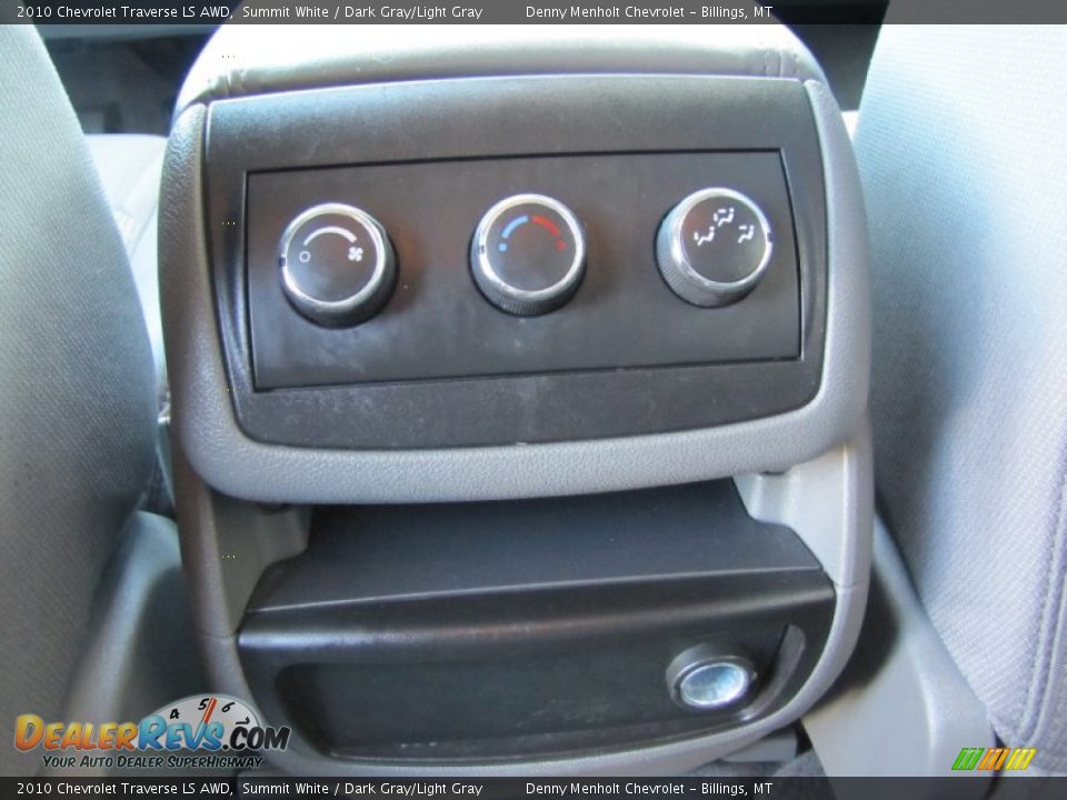 2010 Chevrolet Traverse LS AWD Summit White / Dark Gray/Light Gray Photo #23