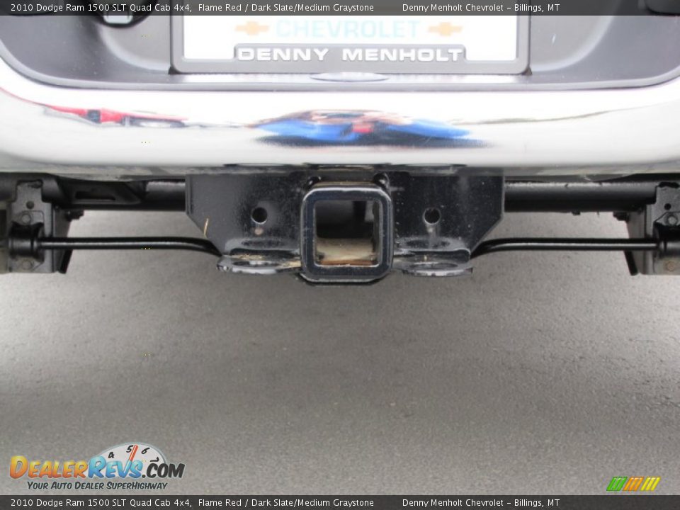 2010 Dodge Ram 1500 SLT Quad Cab 4x4 Flame Red / Dark Slate/Medium Graystone Photo #9