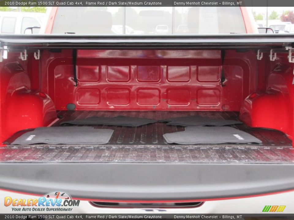 2010 Dodge Ram 1500 SLT Quad Cab 4x4 Flame Red / Dark Slate/Medium Graystone Photo #10