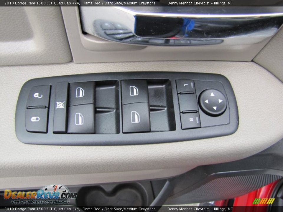 2010 Dodge Ram 1500 SLT Quad Cab 4x4 Flame Red / Dark Slate/Medium Graystone Photo #14