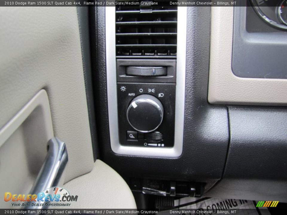 2010 Dodge Ram 1500 SLT Quad Cab 4x4 Flame Red / Dark Slate/Medium Graystone Photo #15