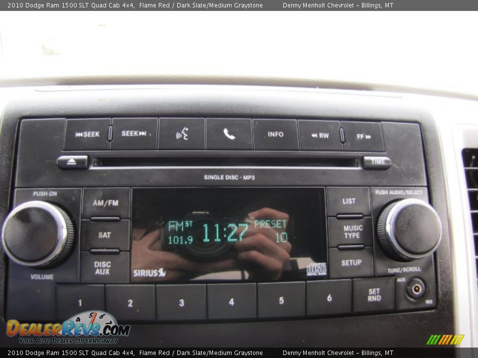 2010 Dodge Ram 1500 SLT Quad Cab 4x4 Flame Red / Dark Slate/Medium Graystone Photo #20
