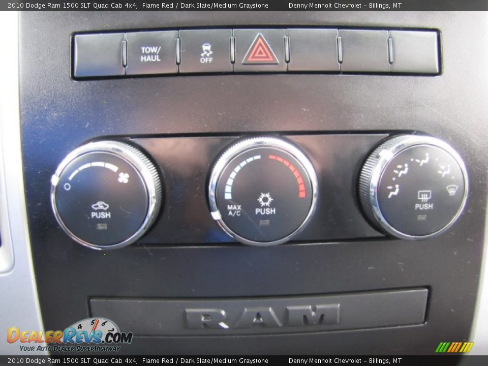 2010 Dodge Ram 1500 SLT Quad Cab 4x4 Flame Red / Dark Slate/Medium Graystone Photo #21