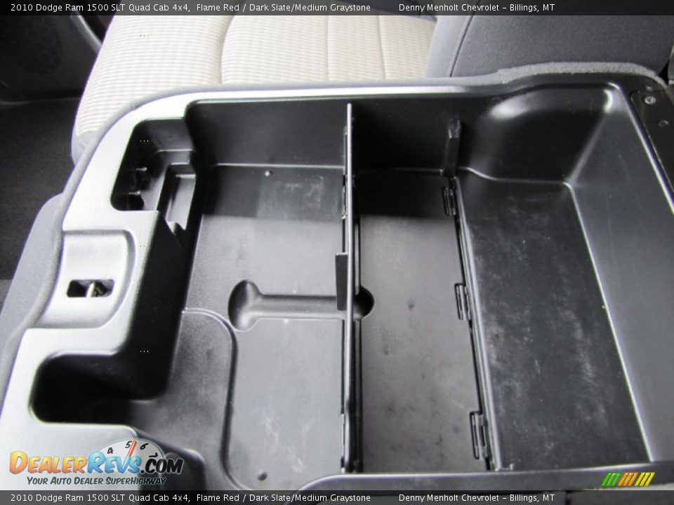 2010 Dodge Ram 1500 SLT Quad Cab 4x4 Flame Red / Dark Slate/Medium Graystone Photo #23