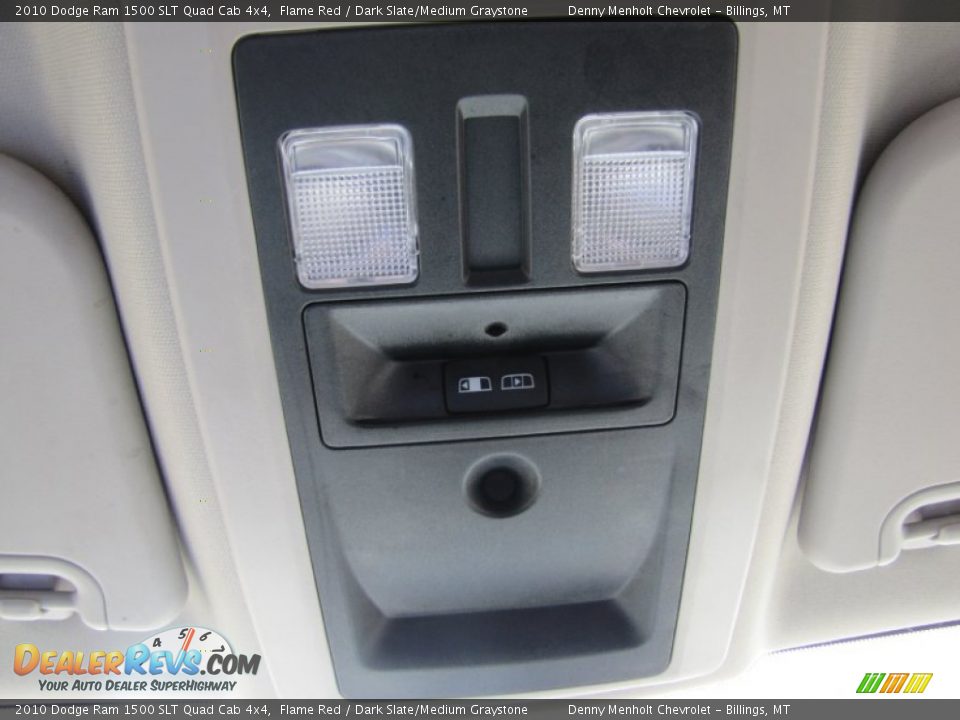 2010 Dodge Ram 1500 SLT Quad Cab 4x4 Flame Red / Dark Slate/Medium Graystone Photo #24