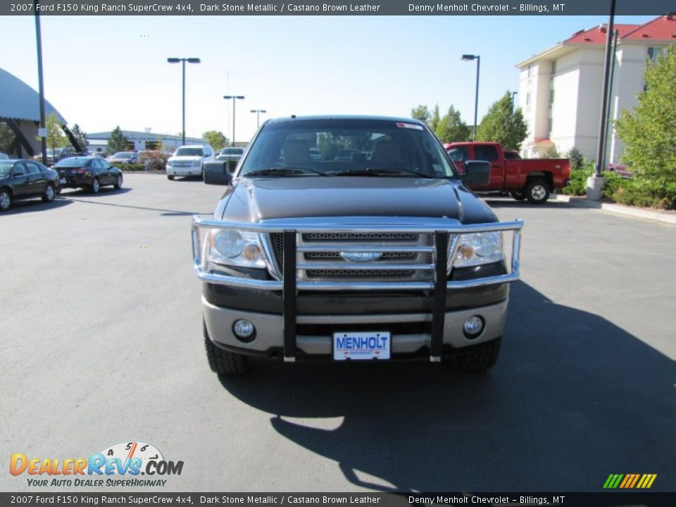 2007 Ford F150 King Ranch SuperCrew 4x4 Dark Stone Metallic / Castano Brown Leather Photo #9