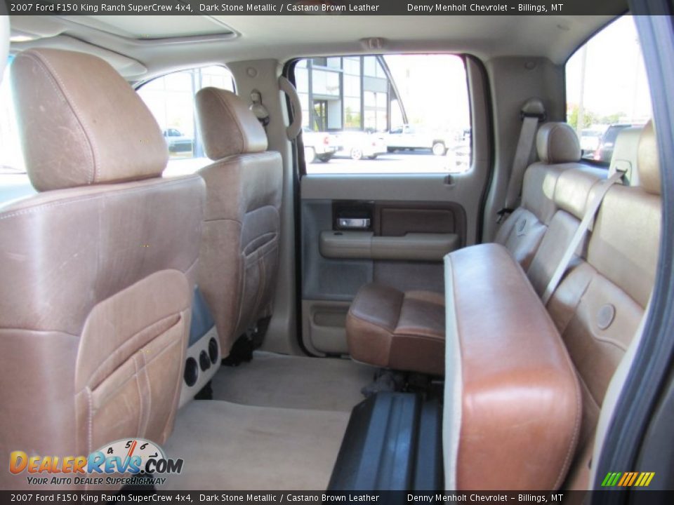 2007 Ford F150 King Ranch SuperCrew 4x4 Dark Stone Metallic / Castano Brown Leather Photo #11
