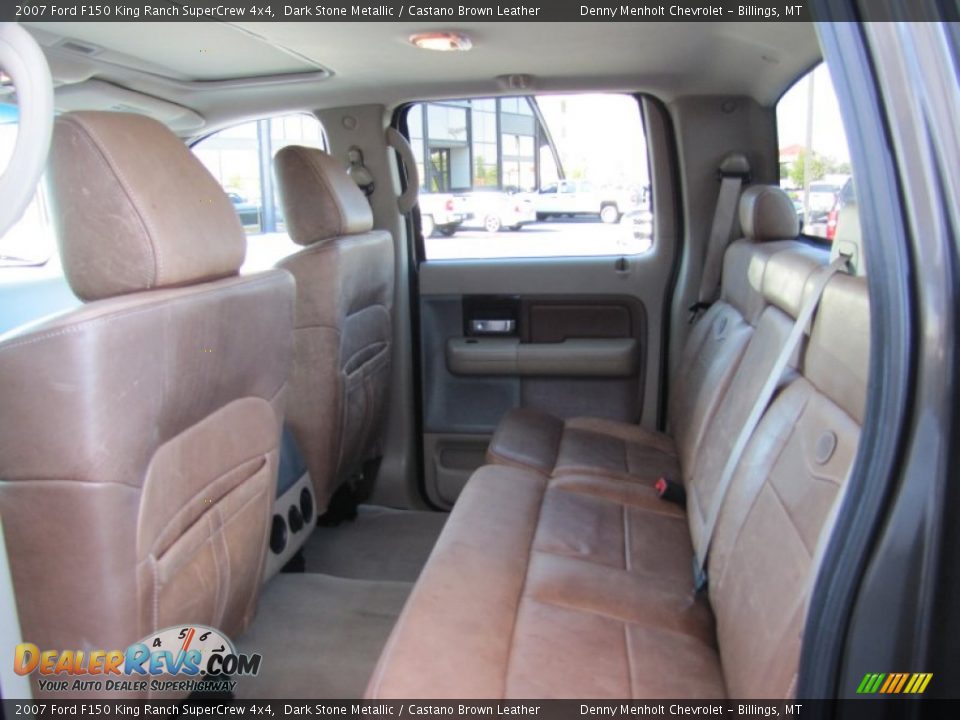 2007 Ford F150 King Ranch SuperCrew 4x4 Dark Stone Metallic / Castano Brown Leather Photo #12