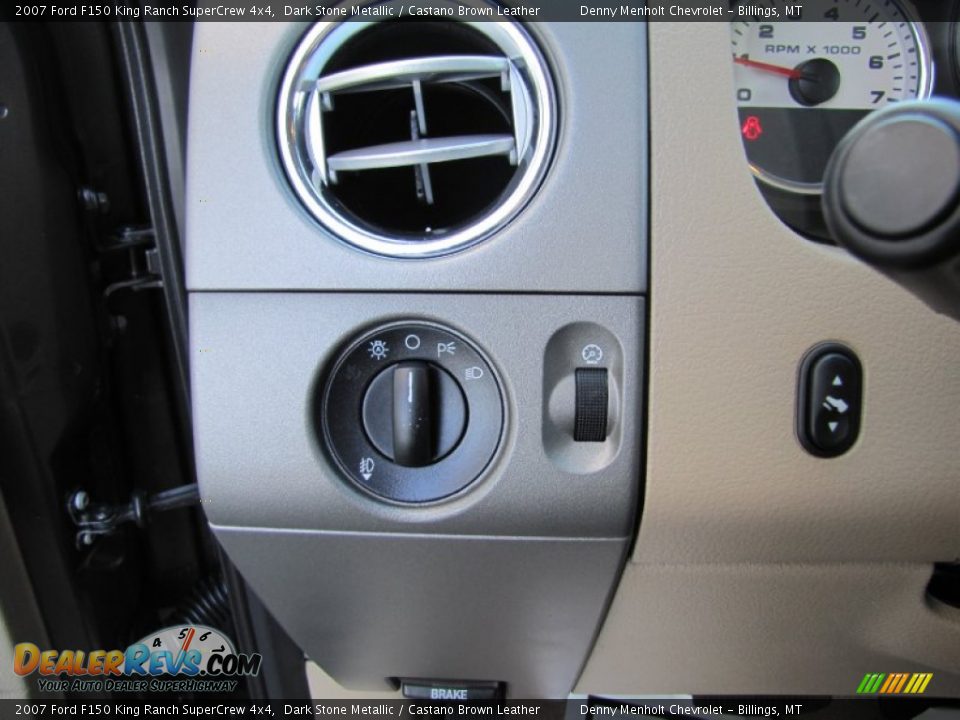 2007 Ford F150 King Ranch SuperCrew 4x4 Dark Stone Metallic / Castano Brown Leather Photo #17