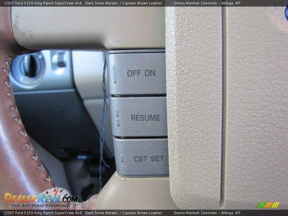 2007 Ford F150 King Ranch SuperCrew 4x4 Dark Stone Metallic / Castano Brown Leather Photo #18