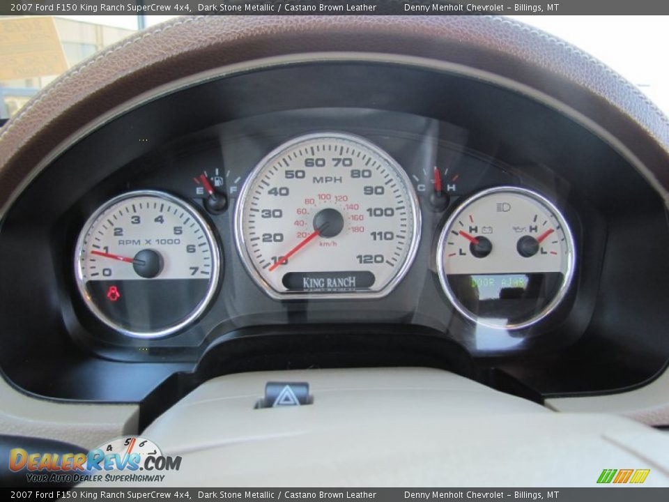 2007 Ford F150 King Ranch SuperCrew 4x4 Gauges Photo #20