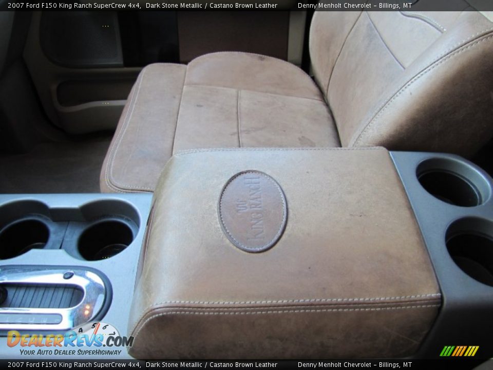 2007 Ford F150 King Ranch SuperCrew 4x4 Dark Stone Metallic / Castano Brown Leather Photo #23