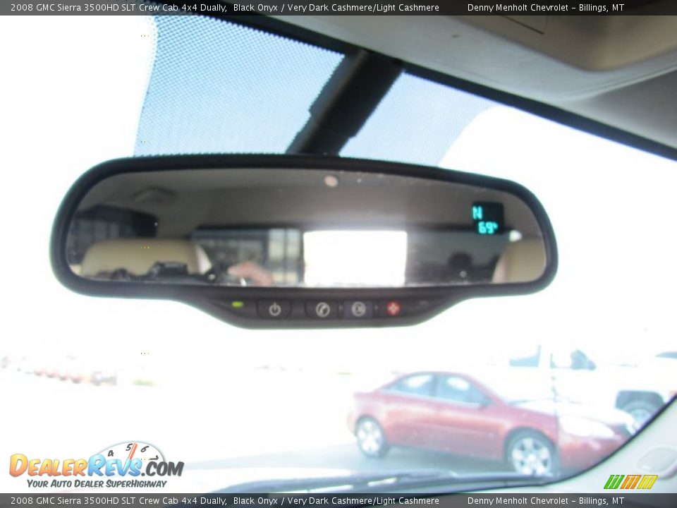 2008 GMC Sierra 3500HD SLT Crew Cab 4x4 Dually Black Onyx / Very Dark Cashmere/Light Cashmere Photo #23