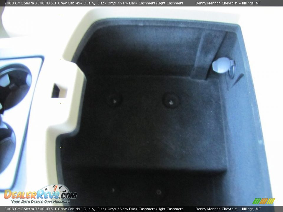 2008 GMC Sierra 3500HD SLT Crew Cab 4x4 Dually Black Onyx / Very Dark Cashmere/Light Cashmere Photo #25