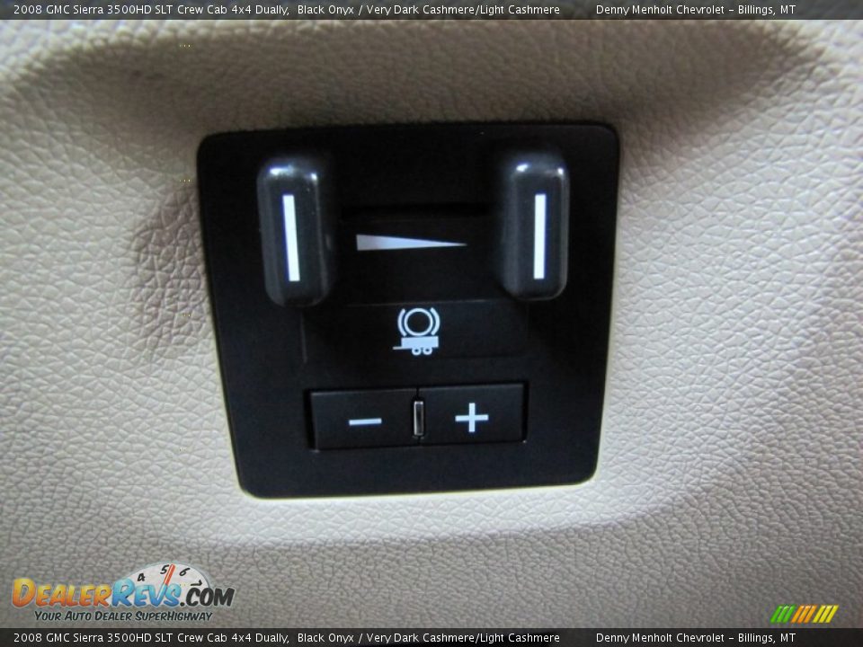 2008 GMC Sierra 3500HD SLT Crew Cab 4x4 Dually Black Onyx / Very Dark Cashmere/Light Cashmere Photo #30