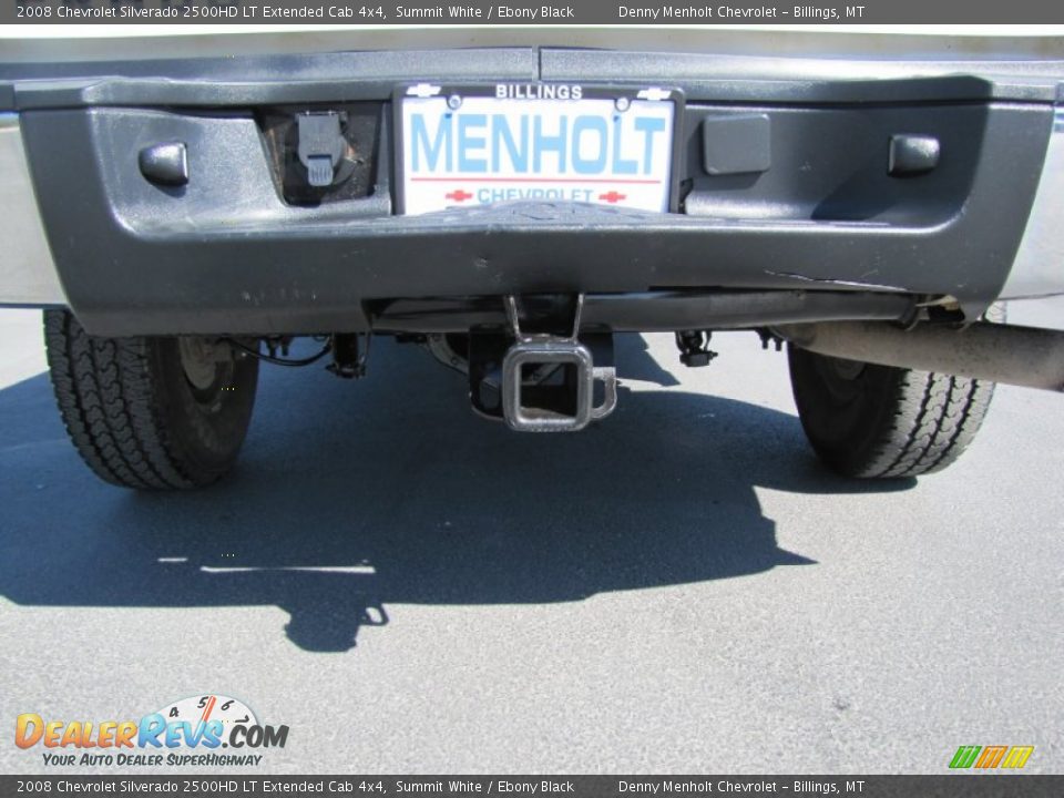 2008 Chevrolet Silverado 2500HD LT Extended Cab 4x4 Summit White / Ebony Black Photo #5