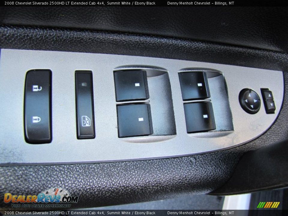 2008 Chevrolet Silverado 2500HD LT Extended Cab 4x4 Summit White / Ebony Black Photo #12