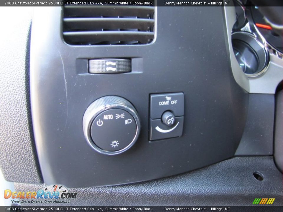2008 Chevrolet Silverado 2500HD LT Extended Cab 4x4 Summit White / Ebony Black Photo #13