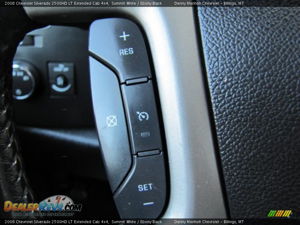 2008 Chevrolet Silverado 2500HD LT Extended Cab 4x4 Summit White / Ebony Black Photo #14