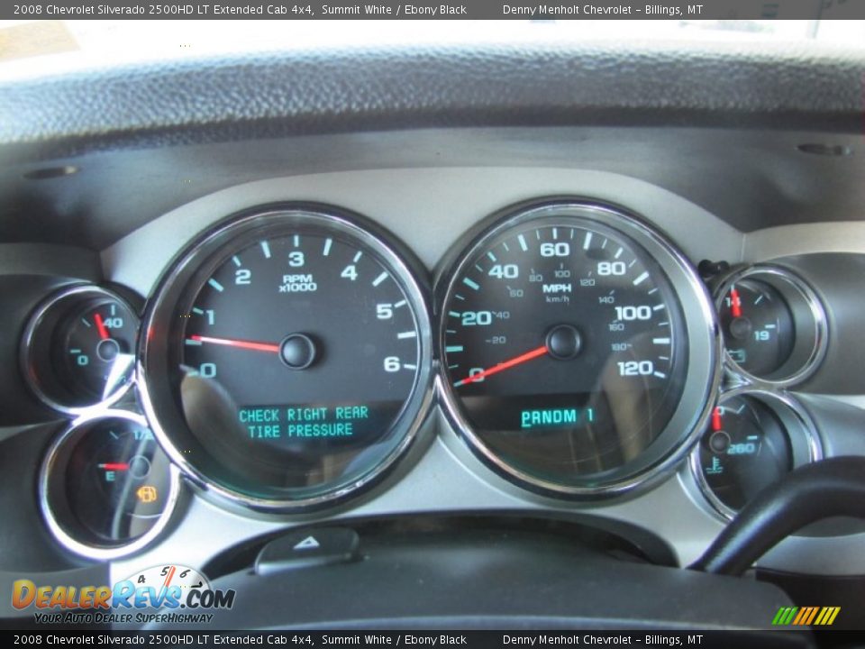 2008 Chevrolet Silverado 2500HD LT Extended Cab 4x4 Summit White / Ebony Black Photo #15