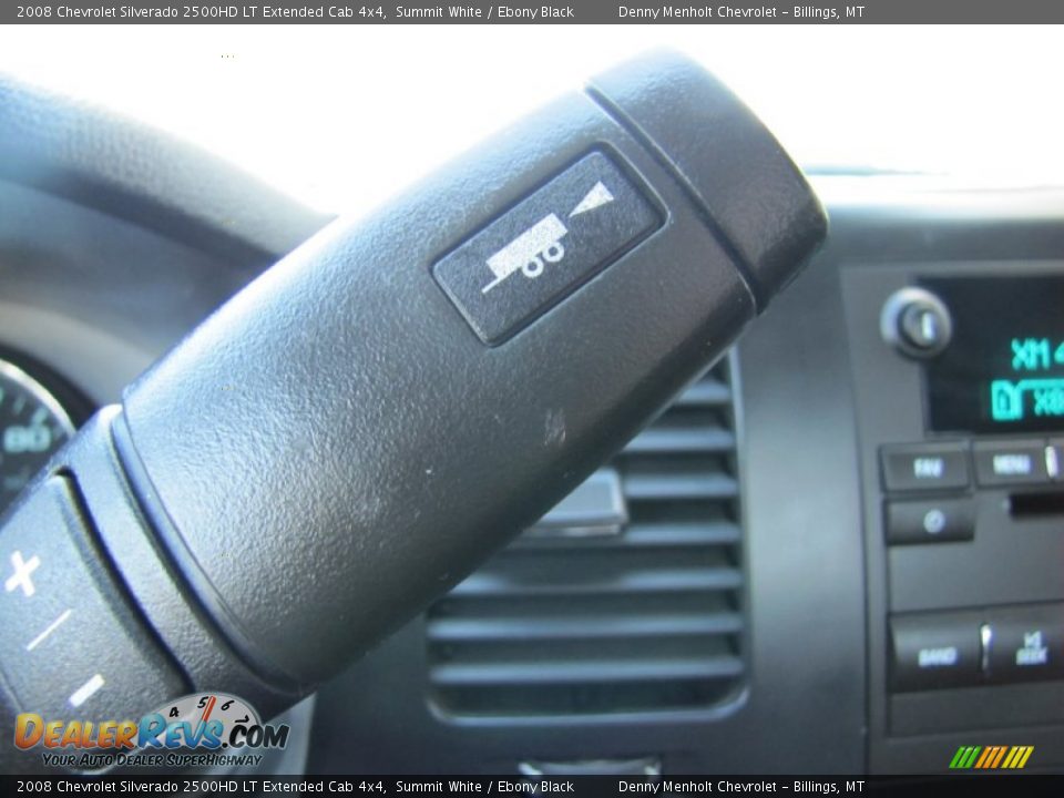 2008 Chevrolet Silverado 2500HD LT Extended Cab 4x4 Summit White / Ebony Black Photo #16