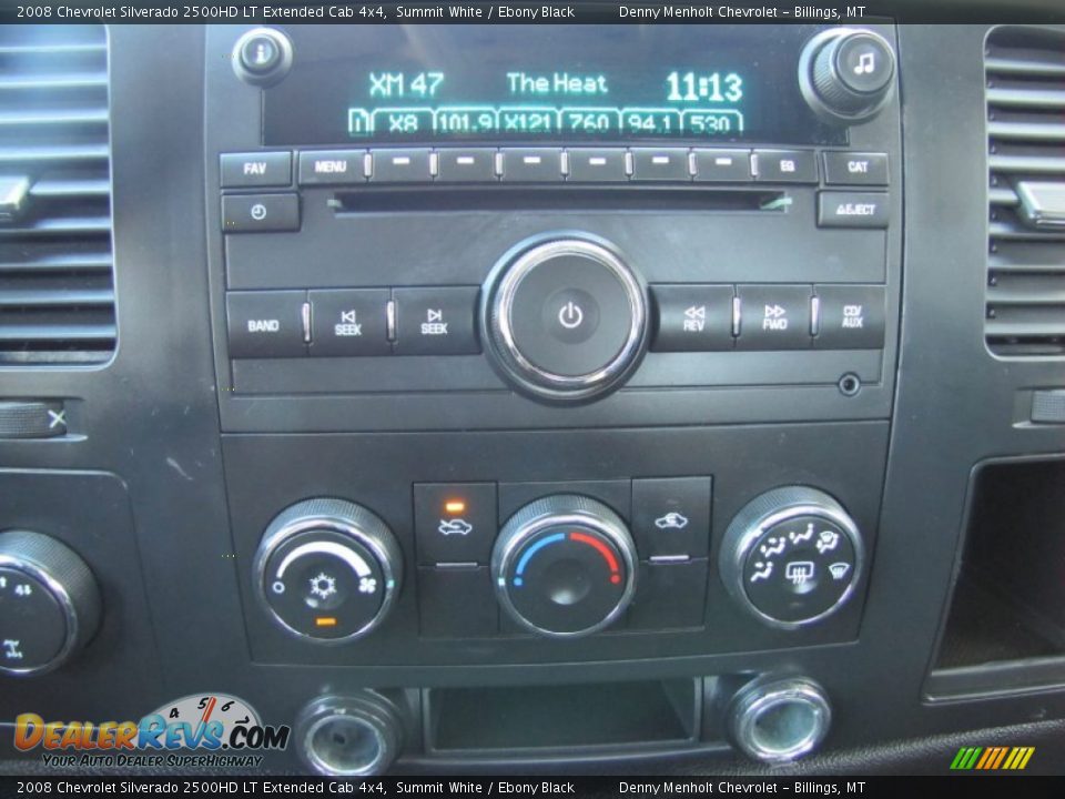 2008 Chevrolet Silverado 2500HD LT Extended Cab 4x4 Summit White / Ebony Black Photo #17