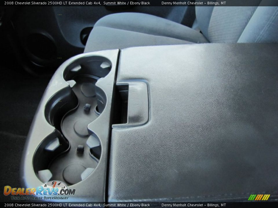 2008 Chevrolet Silverado 2500HD LT Extended Cab 4x4 Summit White / Ebony Black Photo #18