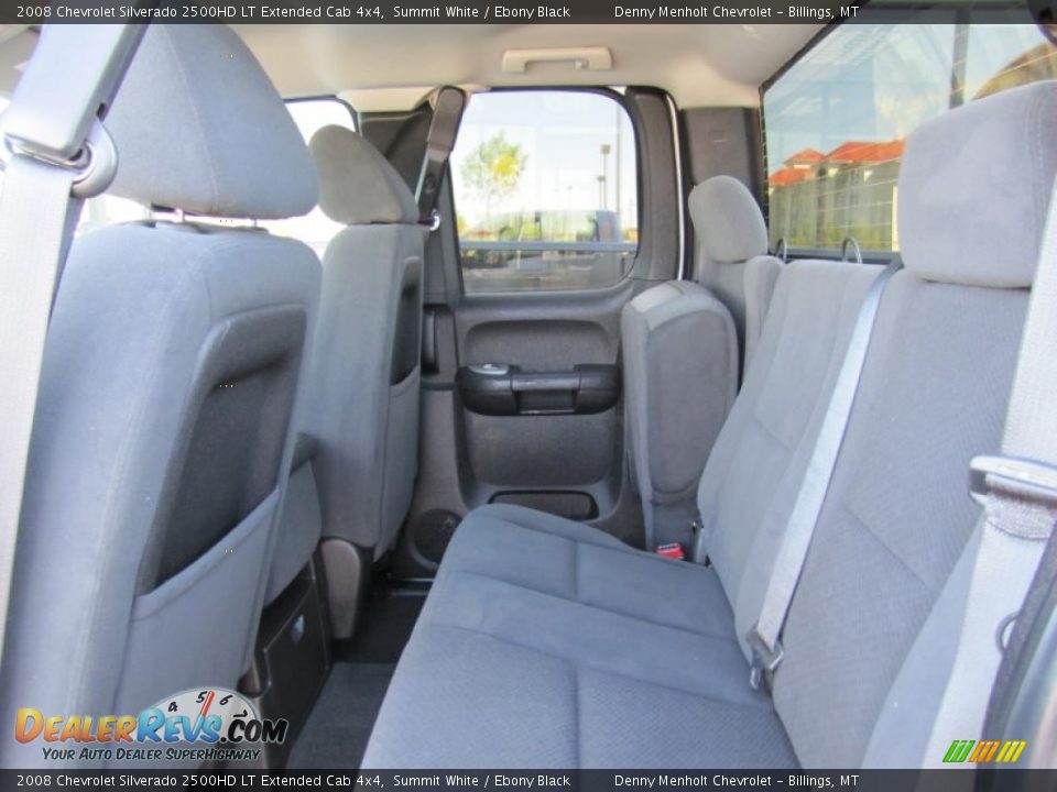 2008 Chevrolet Silverado 2500HD LT Extended Cab 4x4 Summit White / Ebony Black Photo #22
