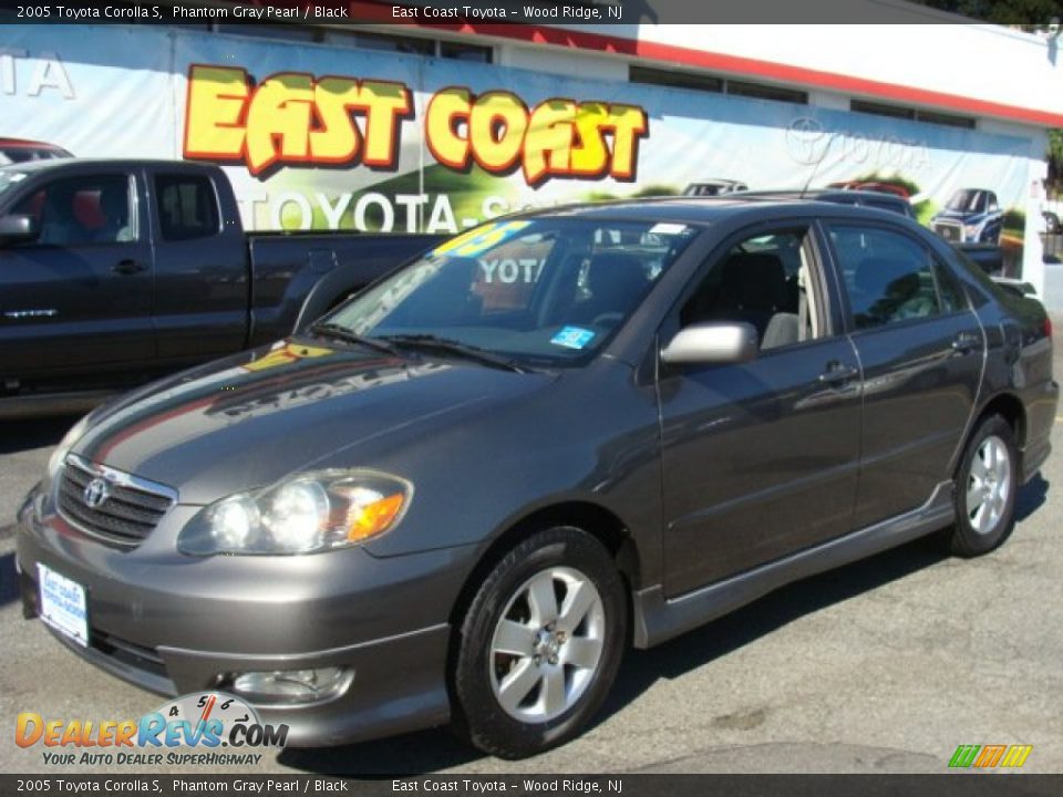 2005 Toyota Corolla S Phantom Gray Pearl / Black Photo #3