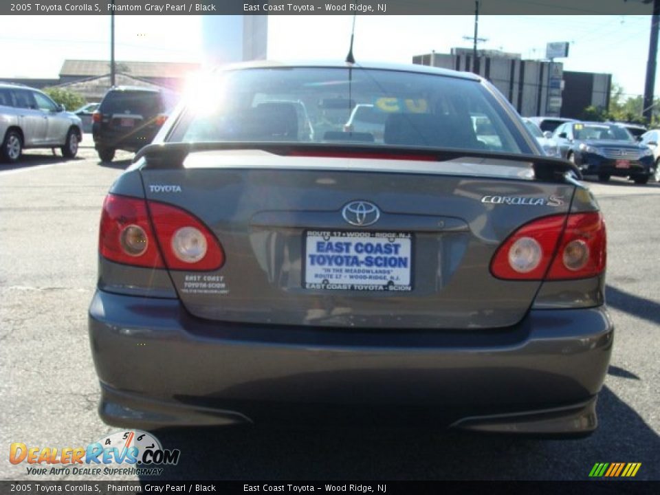 2005 Toyota Corolla S Phantom Gray Pearl / Black Photo #5
