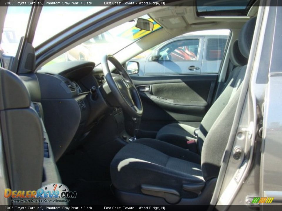 2005 Toyota Corolla S Phantom Gray Pearl / Black Photo #7