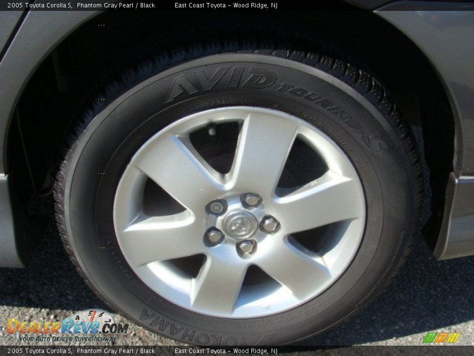 2005 Toyota Corolla S Phantom Gray Pearl / Black Photo #14