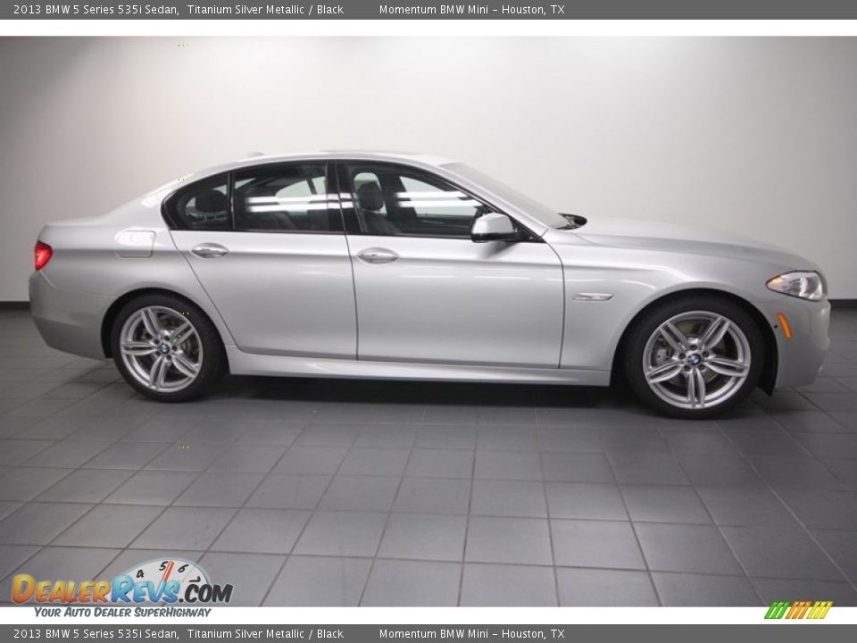 Titanium Silver Metallic 2013 BMW 5 Series 535i Sedan Photo #2