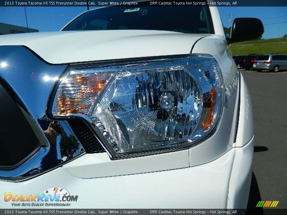 2013 Toyota Tacoma V6 TSS Prerunner Double Cab Super White / Graphite Photo #9