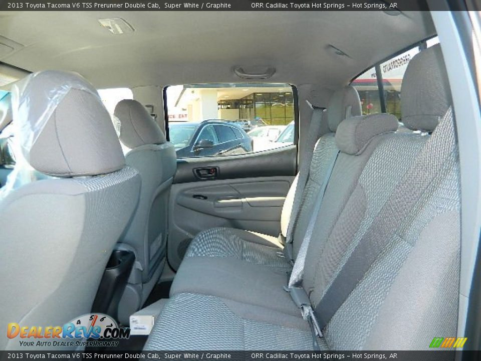 2013 Toyota Tacoma V6 TSS Prerunner Double Cab Super White / Graphite Photo #12