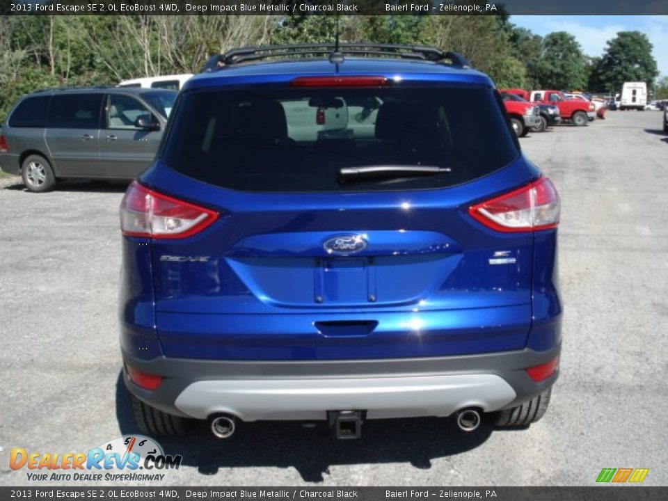 2013 Ford Escape SE 2.0L EcoBoost 4WD Deep Impact Blue Metallic / Charcoal Black Photo #7