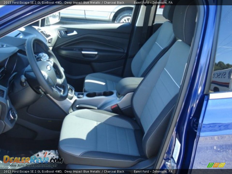 2013 Ford Escape SE 2.0L EcoBoost 4WD Deep Impact Blue Metallic / Charcoal Black Photo #11