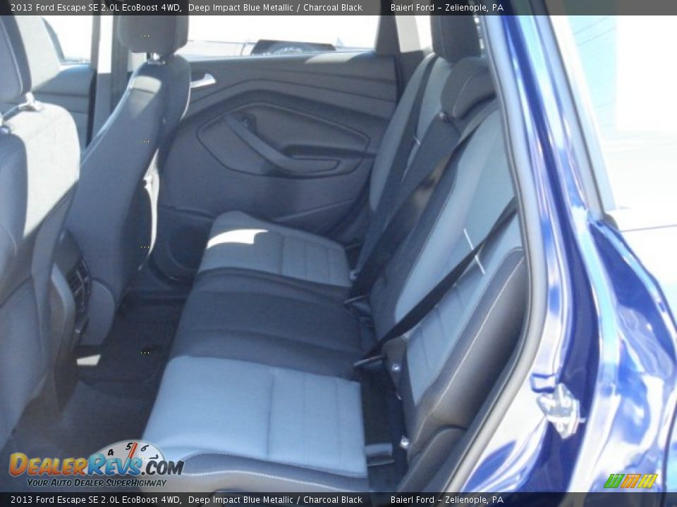 2013 Ford Escape SE 2.0L EcoBoost 4WD Deep Impact Blue Metallic / Charcoal Black Photo #13