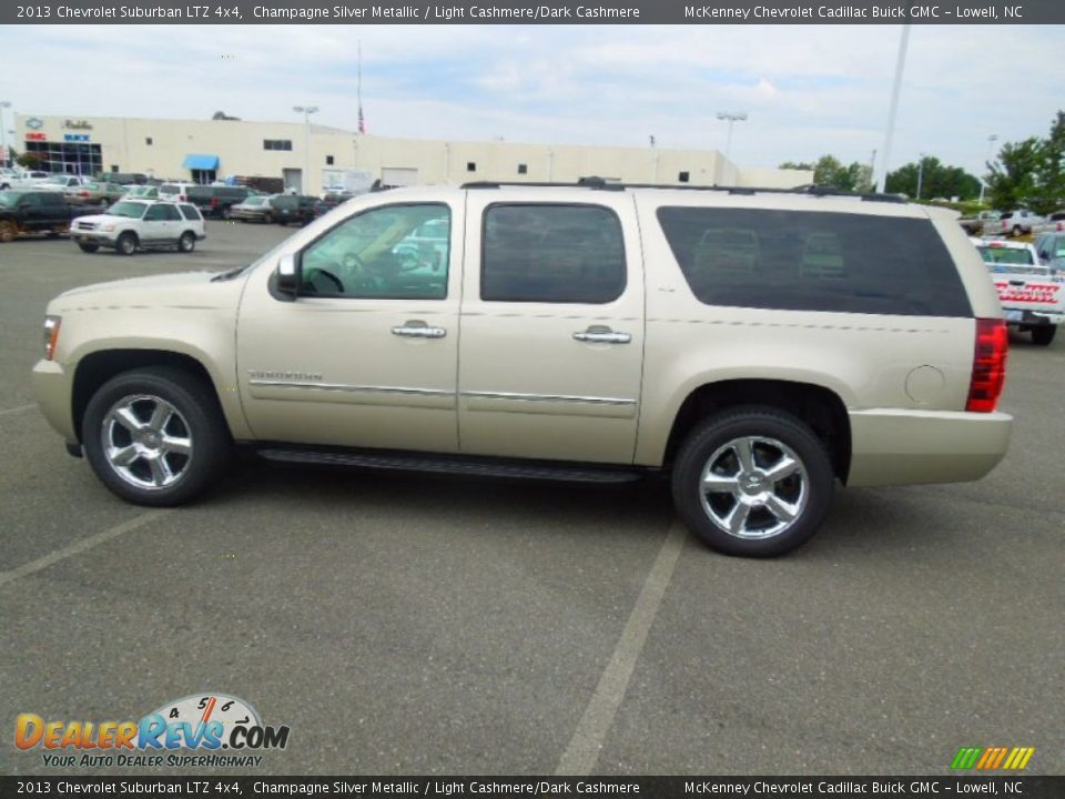 2013 Chevrolet Suburban LTZ 4x4 Champagne Silver Metallic / Light Cashmere/Dark Cashmere Photo #6