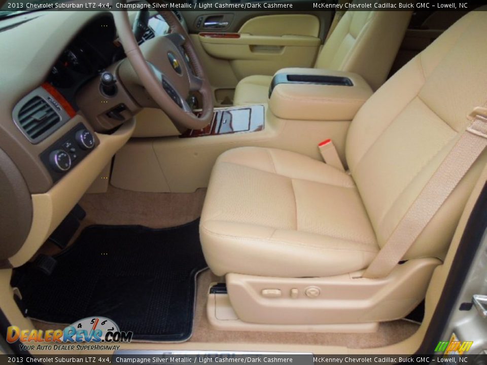 2013 Chevrolet Suburban LTZ 4x4 Champagne Silver Metallic / Light Cashmere/Dark Cashmere Photo #8