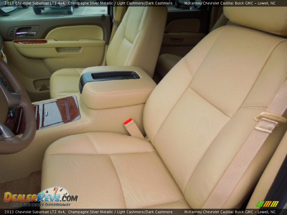 2013 Chevrolet Suburban LTZ 4x4 Champagne Silver Metallic / Light Cashmere/Dark Cashmere Photo #9